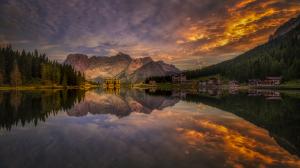 Puesta de sol misurina